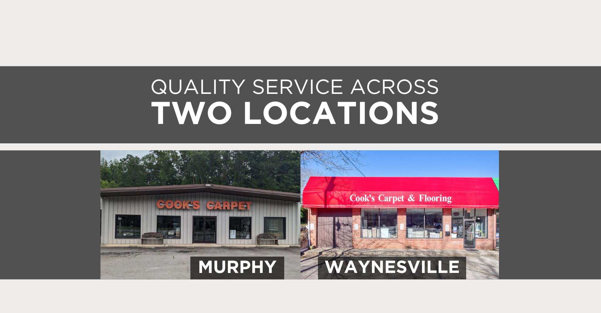 two flooring showroom locations in murphy and waynesville north carolina