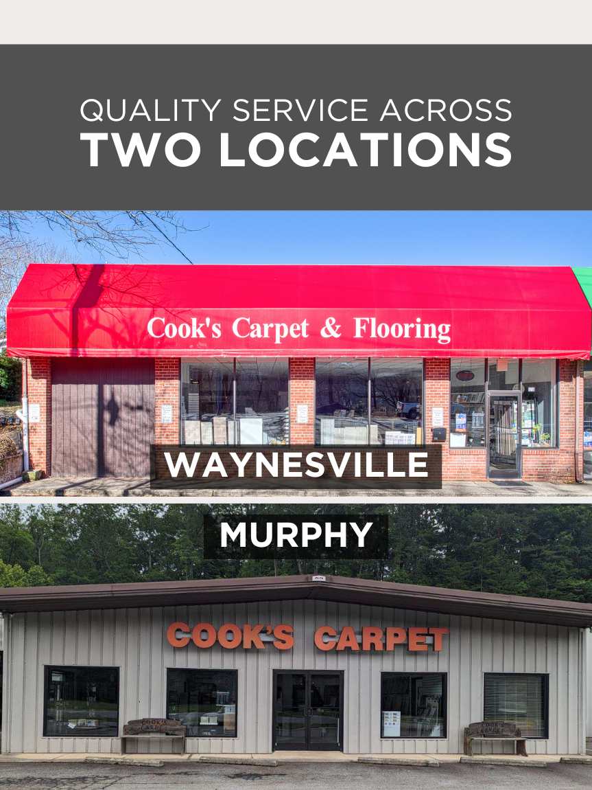 two flooring showroom locations in murphy and waynesville north carolina